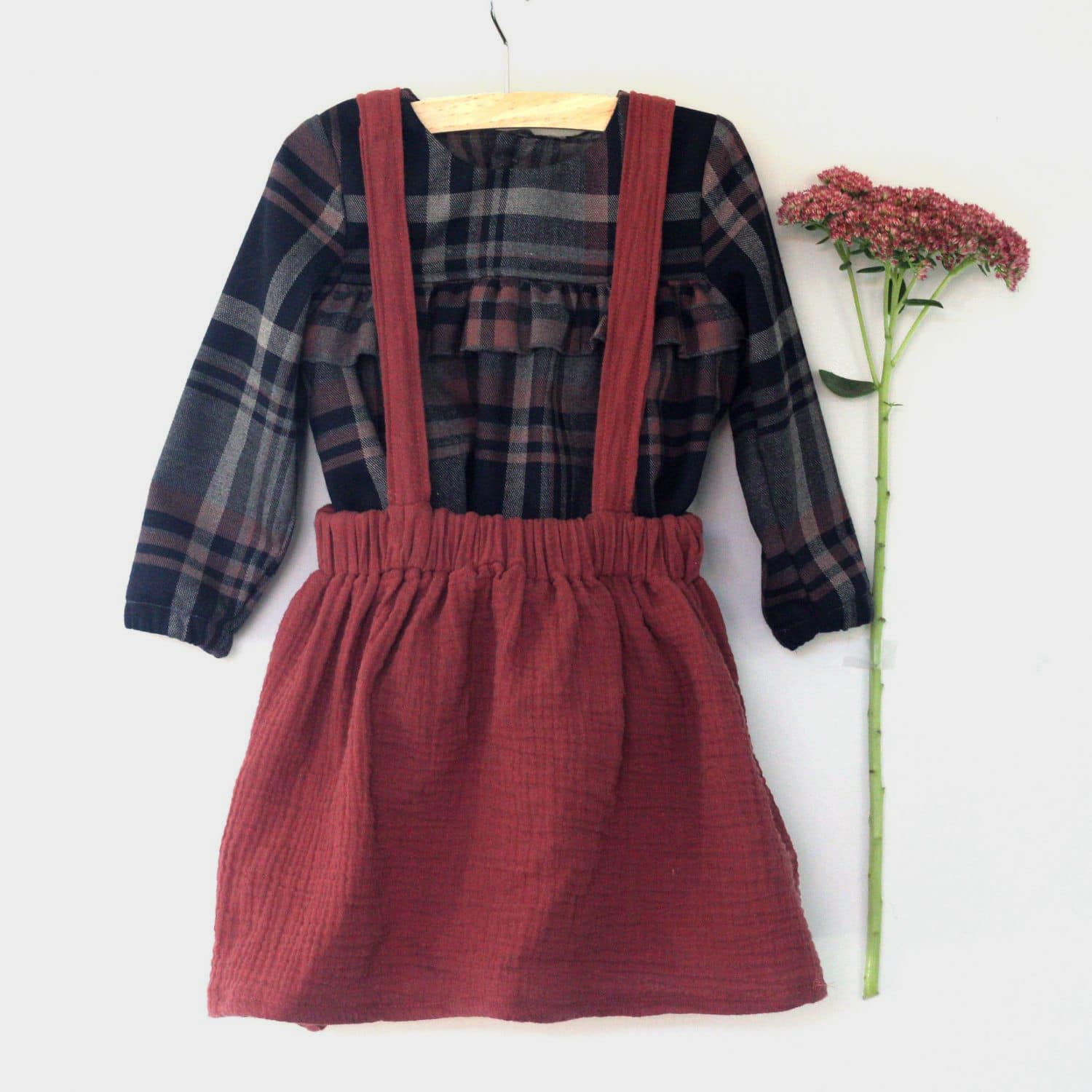 Madeline Suspender Skirt - Free Sewing Patetrn For Girls