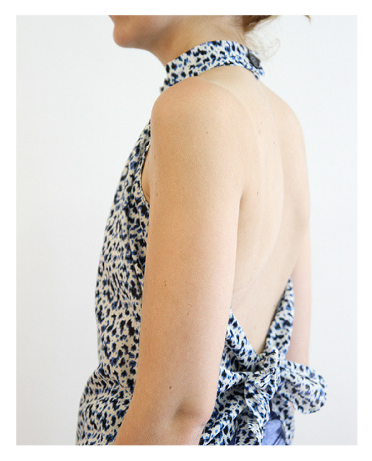 Bare Back Summer Top Sewing Pattern