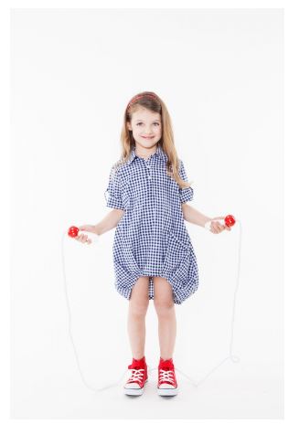 Echino balloon dress - StraightGrain