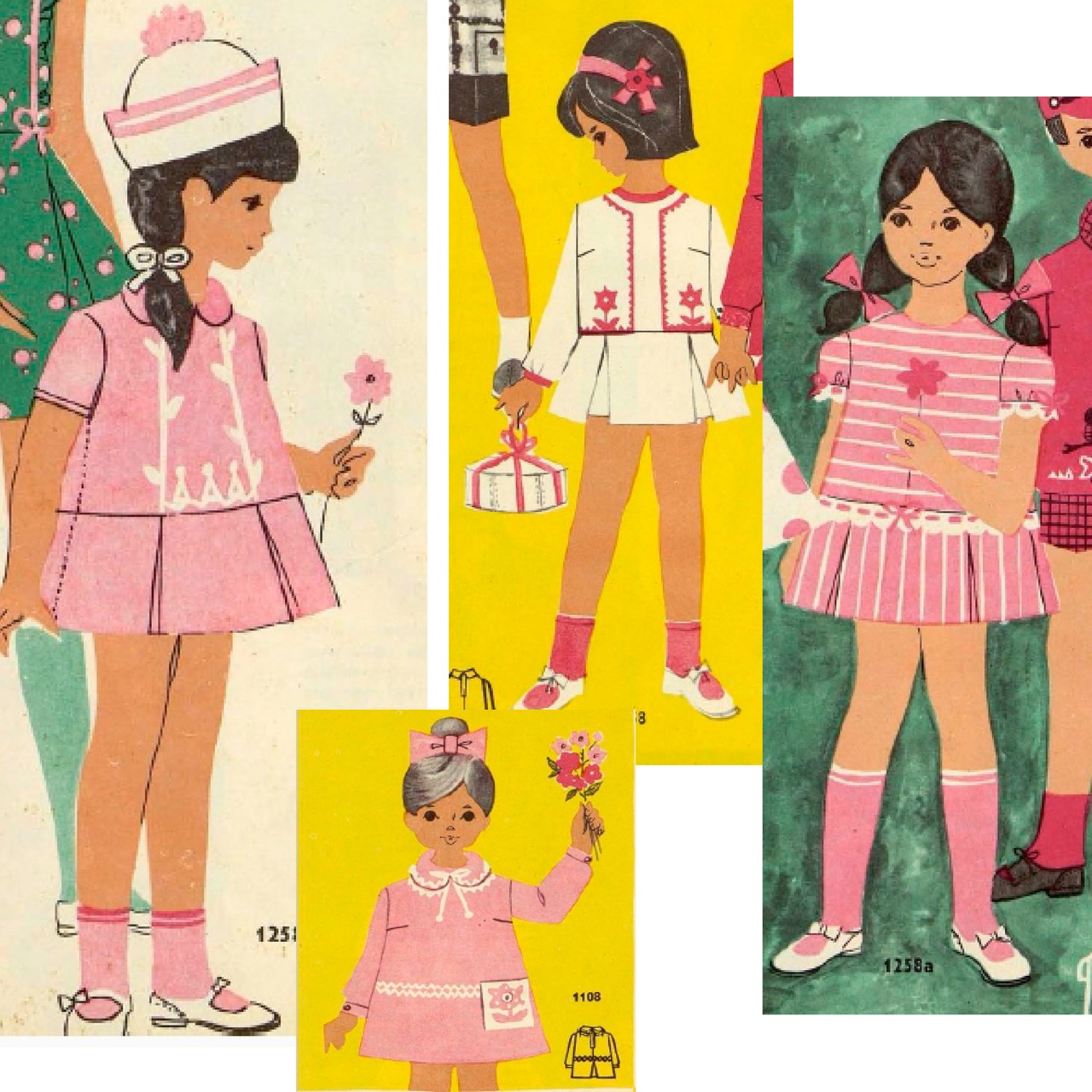 Free Vintage Sewing Pattern For Girl's Dress