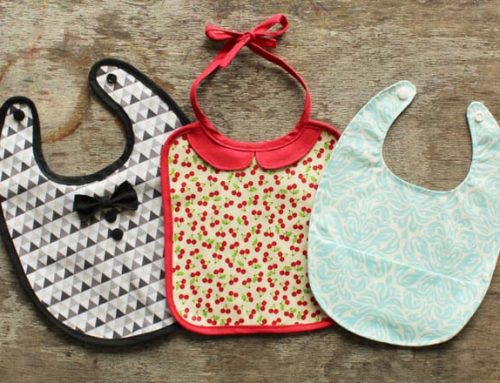 Free Sewing Pattern: Sweet Baby Bibs In Three Variants