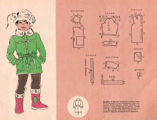 Vintage Jacket Sewing Pattern For Boys