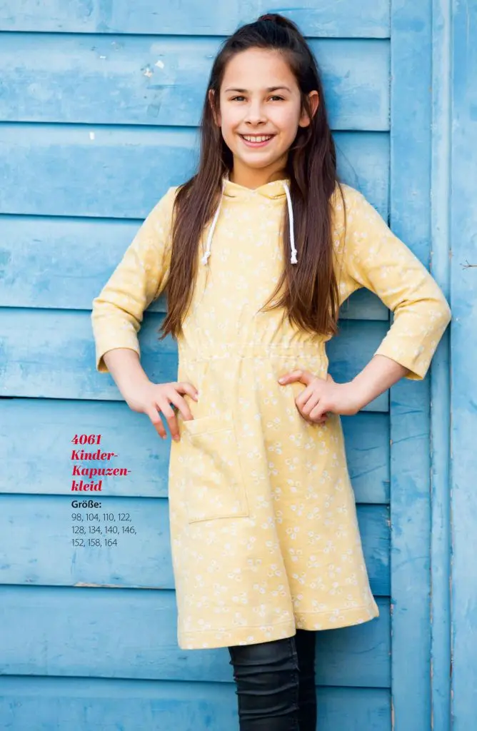 Hoodie Dress Sewing Pattern For Girls