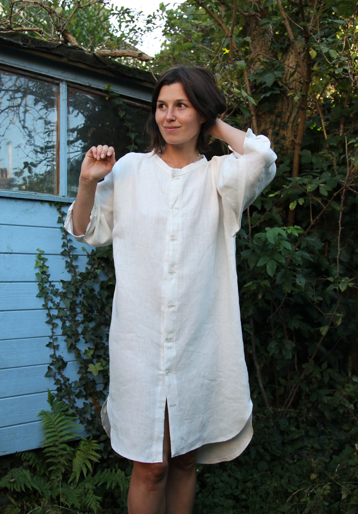 Drew Linen Tunic Dress Sewing Pattern & Tutorial