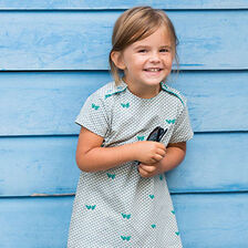 Children's Cute Lined Dress Sewing Pattern