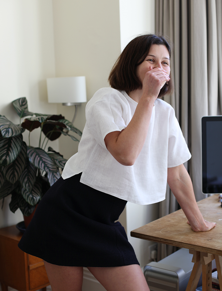 Monique Simple Linen Tee Pattern & Tutorial