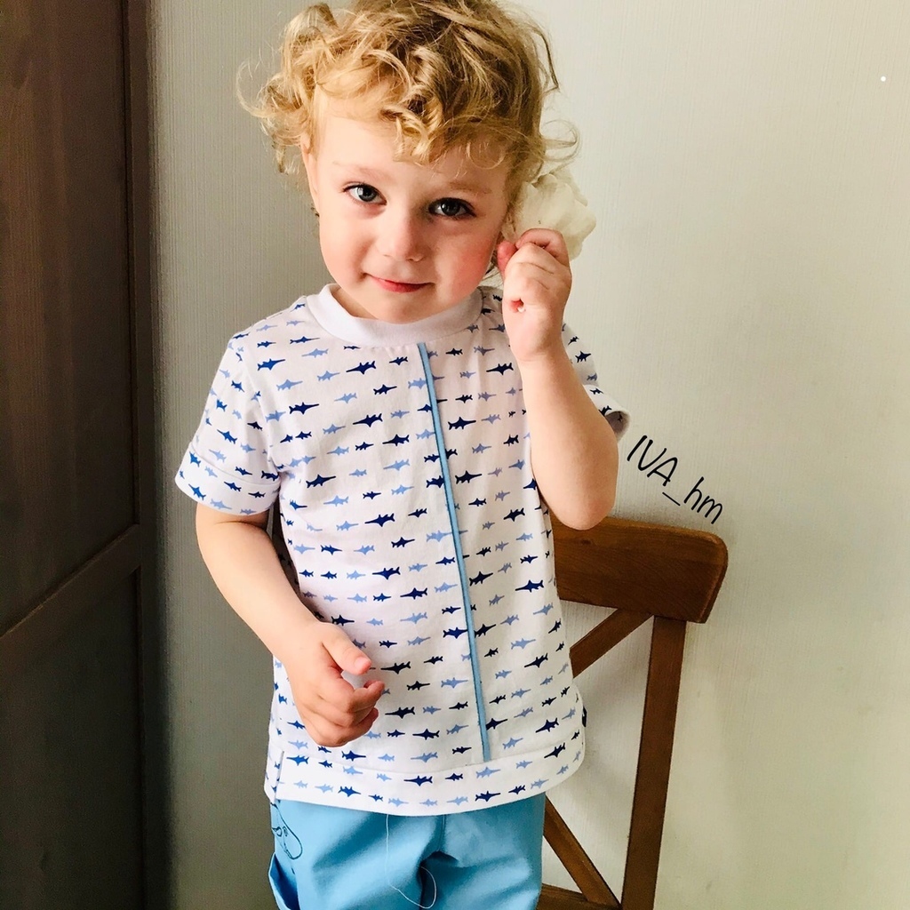 Kids Shark T-Shirt - Free Sewing Pattern