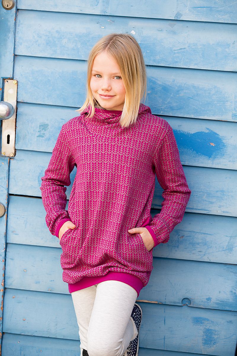 LOng Hoodie - Free Sewing Pattern For Girls