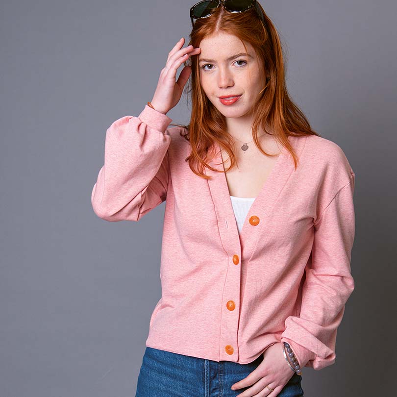 Short Cardigan Sinje - Free Sewing Pattern