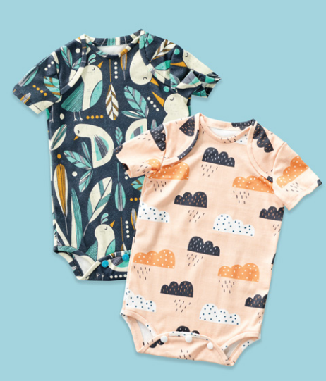 Baby Bodysuit - Free Sewing Pattern