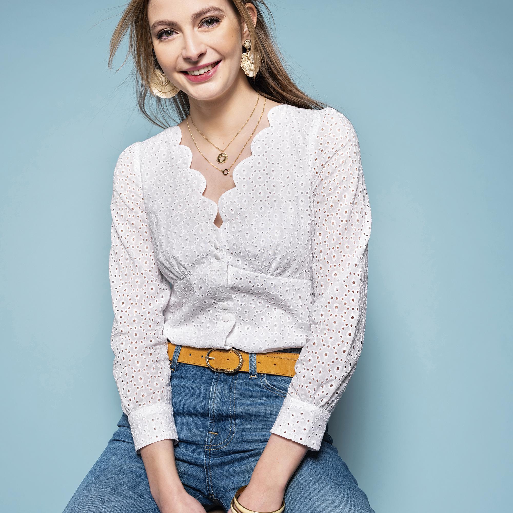 Elegance Meets Craftsmanship: The Camelia Blouse