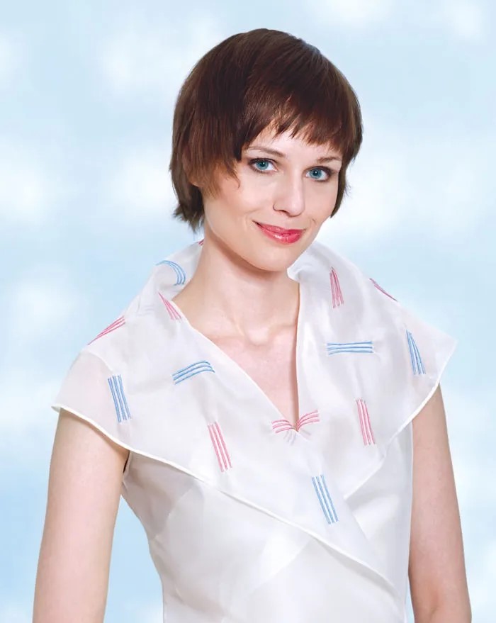 Free Pattern: Shawl Collar Blouse With Pintucks