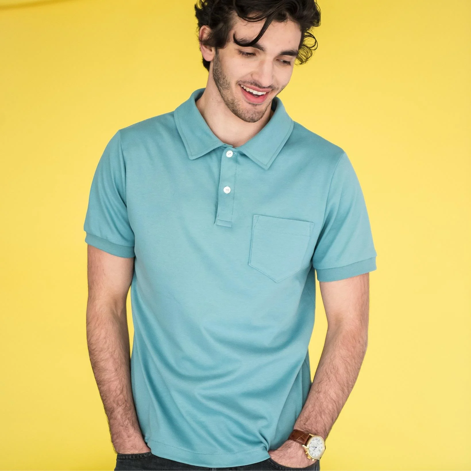 Aspen Polo Shirt: The Perfect Blend Of Comfort And Style With A Free Sewing Pattern!