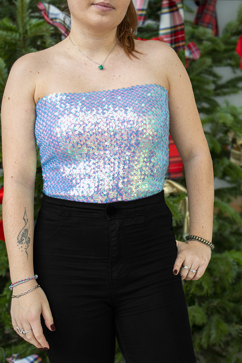 DIY: Iridescent Bustier Tutorial!