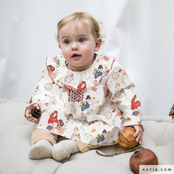 Crafting Cuteness: Sewing A Charming Baby Blouse.