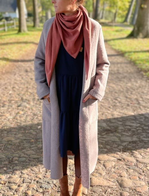Wrap Up In Style: Introducing The Ladies Coat Mona Sewing Pattern!