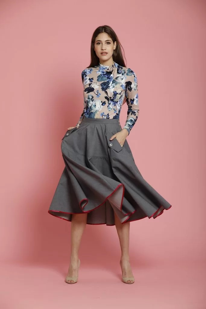 Ride The Waves Of Style With The Biarritz Skirt: A Circle Skirt With Exquisite Details!