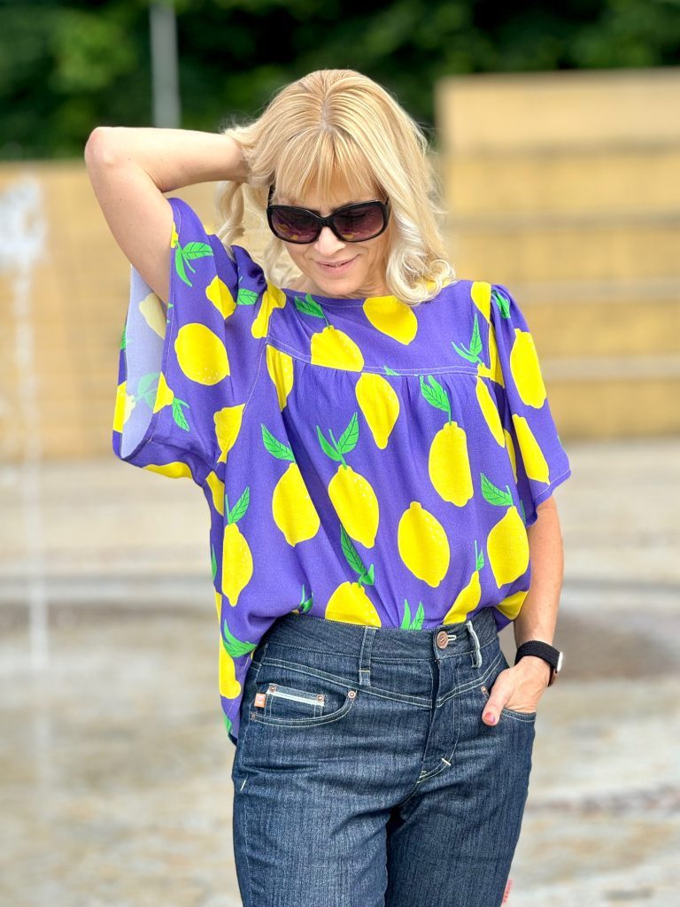 Sew the Basalie Flutter Sleeve Top from Tiana's Closet: Free Pattern