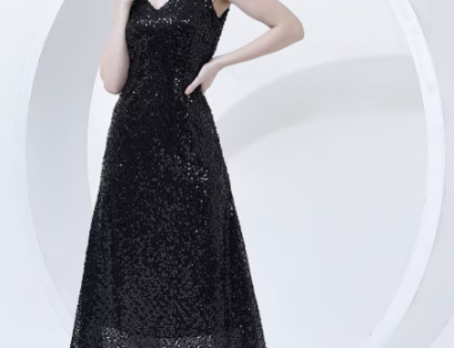 Sew Your Own Elegant Black Evening Dress – Free Strappy Dress Sewing Pattern