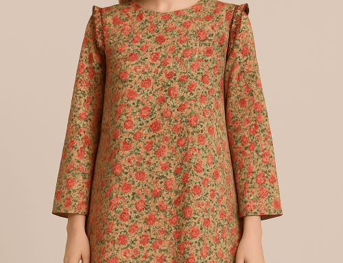 Effortless Elegance: Sew This A-Line Dress with Flounce Sleeves – Sizes 36–46