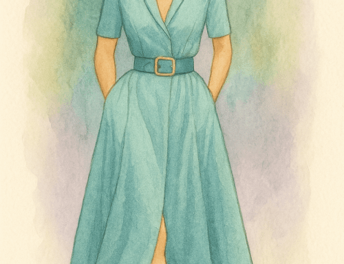 Brandon Maxwell-Inspired Shawl Collar Dress