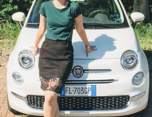 Easy Jersey Skirt with Lace Trim – Free PDF Sewing Pattern